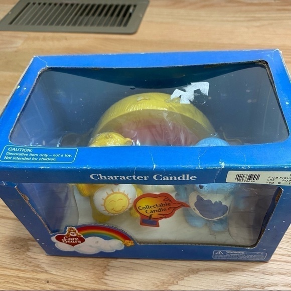Vintage Care Bears Character Candle Set NEW Sunshine Grumpy Storm - Picture 7 of 8